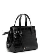 Tamaris Classic Clutch Handbag Croco Black