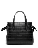 Tamaris Classic Clutch Handbag Croco Black