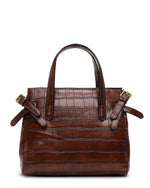 Tamaris Classic Clutch Handbag Croco Cognac