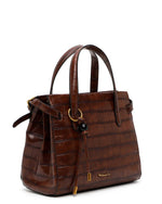 Tamaris Classic Clutch Handbag Croco Cognac