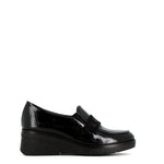 Comart Patent Wedge Shoe Black Jet