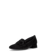 Gabor Soft Suede Loafer Black