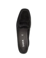 Gabor Soft Suede Loafer Black
