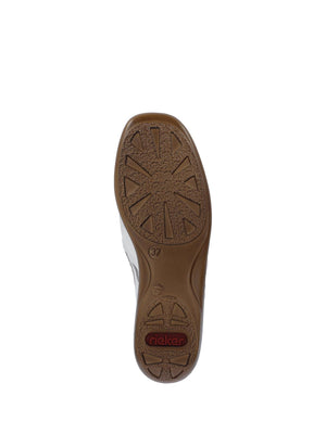 Rieker Women's 5462 Loafer, White, 39 EU : Rieker