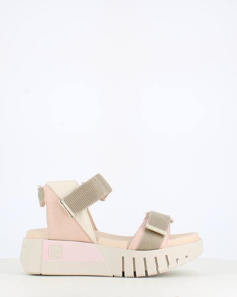 Jose Saenz Velcro Sandal Sand Rose