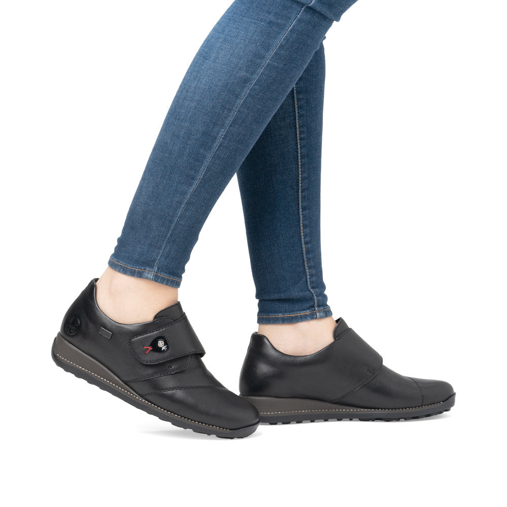 Rieker Classic Velcro Shoe Black