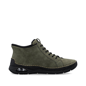 Rieker Laced Ankle Boot Green
