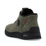 Rieker Laced Ankle Boot Green
