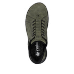 Rieker Laced Ankle Boot Green