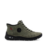 Rieker Laced Ankle Boot Green