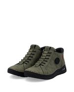 Rieker Laced Ankle Boot Moss Green