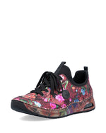 Rieker Laced Trainer Floral Multi