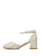 Rieker Ankle Strap Shoe Shell Metallic