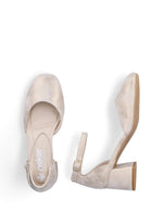Rieker Ankle Strap Shoe Shell Metallic