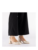 Rieker Ankle Strap Shoe Shell Metallic