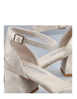 Rieker Ankle Strap Shoe Shell Metallic