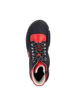 Rieker Laced Ankle Boot Red/Black/Print