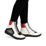 Rieker Laced Ankle Boot White/Red/Zebra