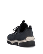 Rieker Laced Trainer Zip Black/Black