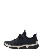 Rieker Laced Trainer Zip Dark Navy
