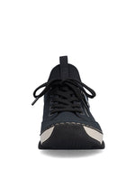 Rieker Laced Trainer Zip Dark Navy