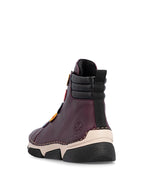 Rieker Button Casual Ankle Boot Purple Multi
