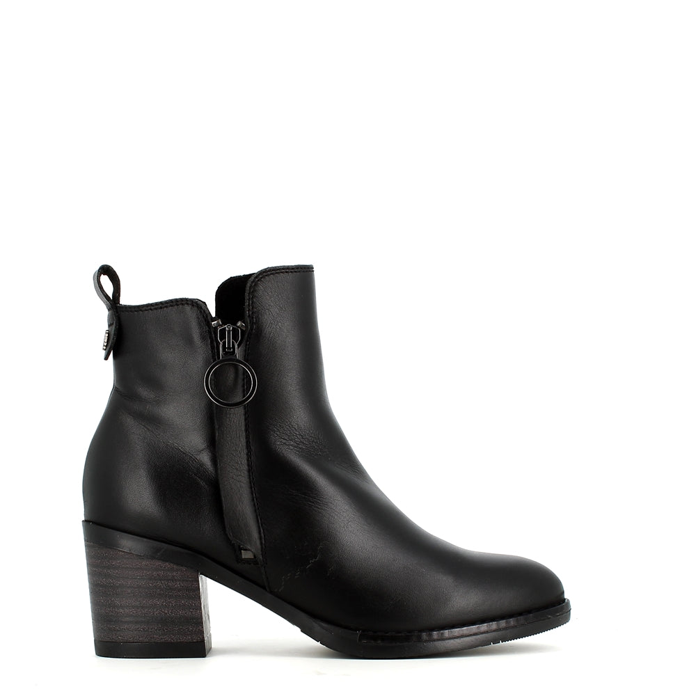 Porronet Leather Ankle Boot Black