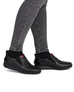 Rieker Classic Casual High Cut Low Shoe Black