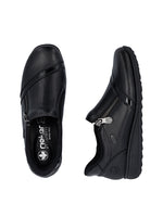 Rieker Classic Zip Shoe Black