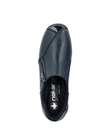 Rieker Classic Zip Shoe Navy