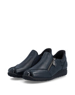 Rieker Classic Zip Shoe Navy
