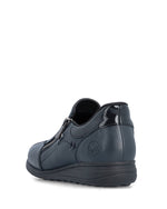 Rieker Classic Zip Shoe Navy