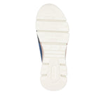 Rieker Ankle Zip Trainer Navy Marble