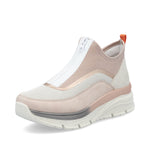 Rieker Ankle Zip Trainer Rose Multi