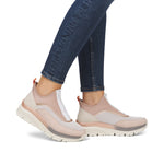 Rieker Ankle Zip Trainer Rose Multi