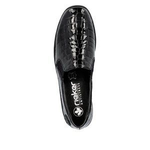 Rieker Classic Shoe Black Patent