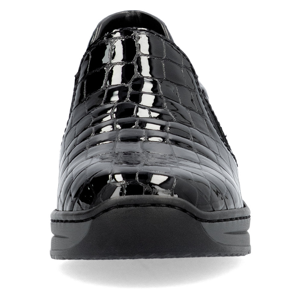 Rieker Classic Shoe Black Patent