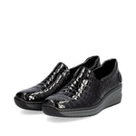 Rieker Classic Shoe Black Patent