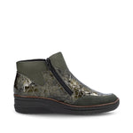 Rieker Wedge Ankle Boot Forest Green