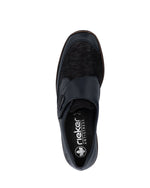 Rieker Velcro Wedge Shoe Navy Comb