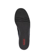 Rieker Velcro Wedge Shoe Navy Comb