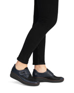 Rieker Velcro Wedge Shoe Navy Comb