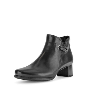 Gabor Classic Ankle Boot Black Leather