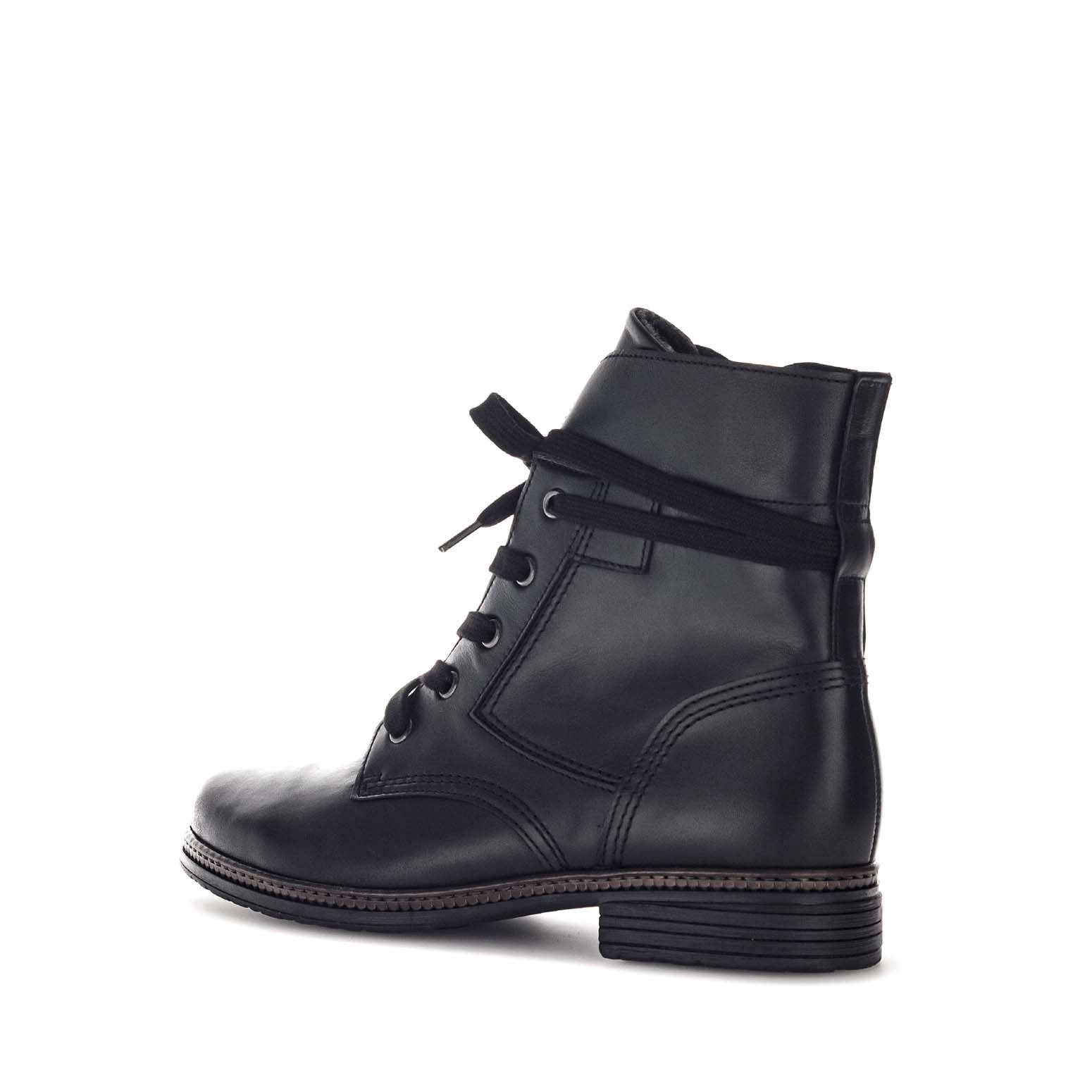 Gabor Classic Laced Boot Black Leather