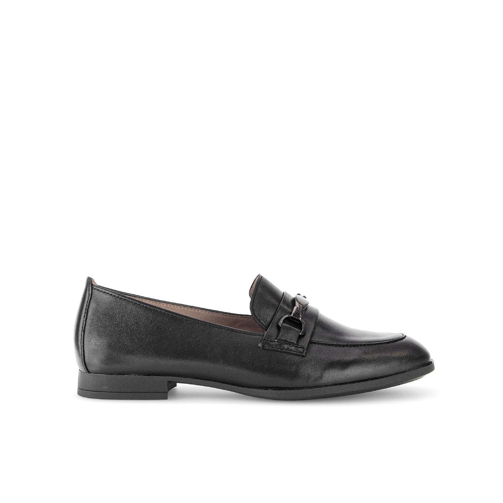 Gabor Soft Leather Loafer Black