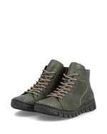 Rieker Laced Ankle Boot Olive Green