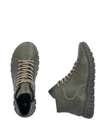 Rieker Laced Ankle Boot Olive Green