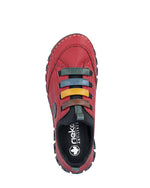 Rieker Casual Slip On Shoe Red Multi