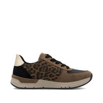 Rieker Laced Trainer Light Gold Leo