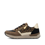 Rieker Laced Trainer Light Gold Leo